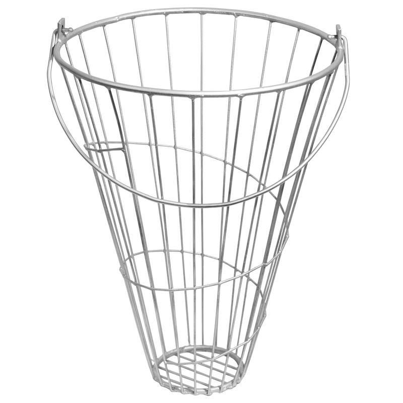 Mangeoire à corbeille, pour fourrage pour volailles - Râtelier avec support de suspension, 50 cm