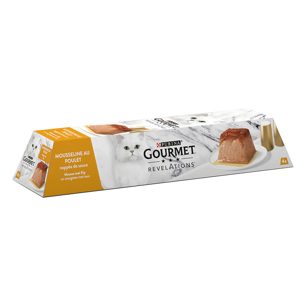 12x57g Gourmet Revelations Mousseline poulet - Pâtée pour chat