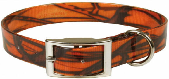 Difac Collier camouflage orange en Biothane pour chien 50 cm x 19 mm