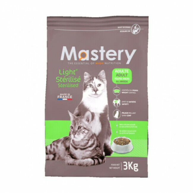 Mastery Croquettes pour adulte stérilisé ou en surpoids Mastery sac 3 kg