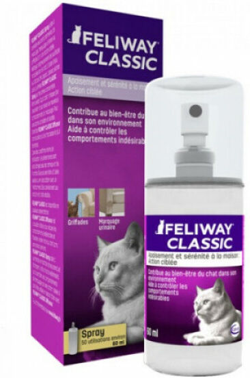 Ceva Diffuseur Feliway Classic phéromone pour chat spray 60 ml