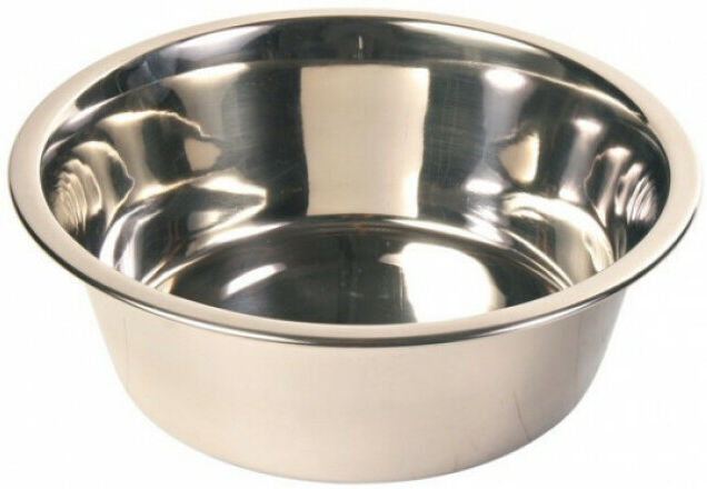 Trixie Ecuelle pour chien adaptée au bar Trixie inox Contenance 0,45 litre Diamètre 12 cm