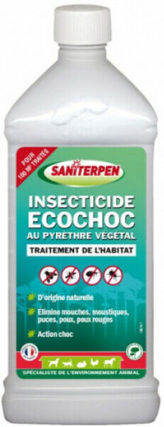 Saniterpen Insecticide puissant naturel concentré Ecochoc 1L Saniterpen