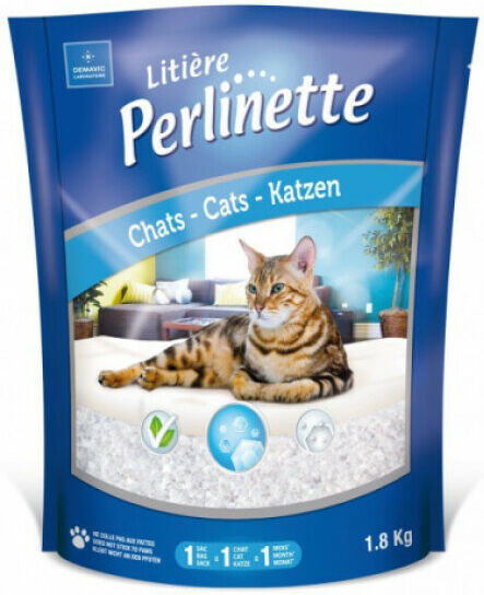 Perlinette Litière Perlinette cristaux pour chat Sac 7,2 kg