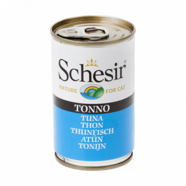 Schesir Pâtée en gelée pour chat Schesir - Boîte 140 g Thon