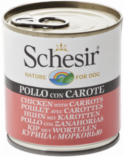 Schesir Pâtée pour chien Schesir en gelée - Boîte 285 g Poulet avec carottes