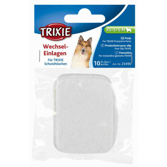 Trixie Serviettes absorbantes Trixie pour slip de protection pour chien Lot de 10 - XS, S, S/M