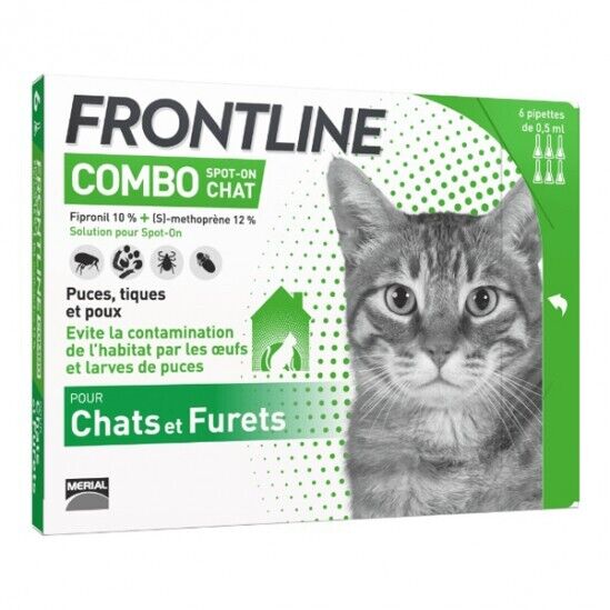 Frontline combo spot-on chat 6 pipettes