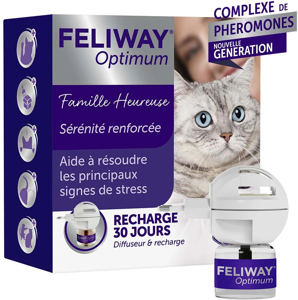 FELIWAY Optimum Diffuseur+recharge 1 mois - 48ml