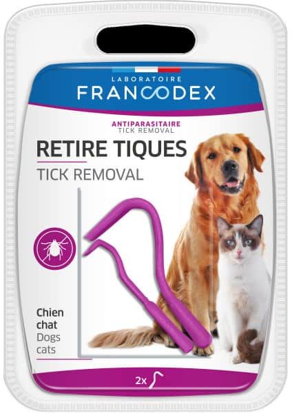 Retire tiques chien et chat FRANCODEX