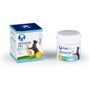 Aloe Plus Pet Aloe Plus Artricur Pet 0-11Kg Supporto Articolare Cani e Gatti, 60 capsule