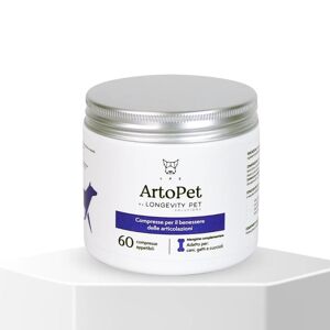 Longevity Pet ArtoPet Integratore Articolazioni Cane e Gatto, 60 compresse