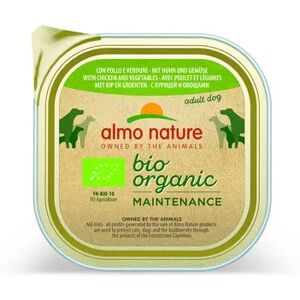 Almo Nature Bio Organic Maintenance Dog Vaschetta Multipack 9x300g Pollo E Verdura