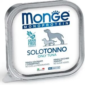 MONGE Monoprotein SOLO Vaschetta Multipack 24x150G TONNO