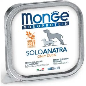 MONGE Monoprotein SOLO Vaschetta Multipack 24x150G ANATRA