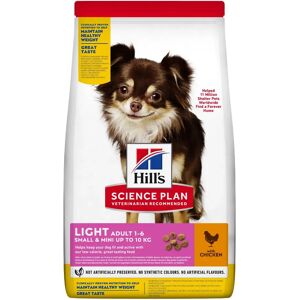 HILLS Hill's Science Plan Light Small & Mini Adult Alimento Secco per Cani con Pollo 6KG