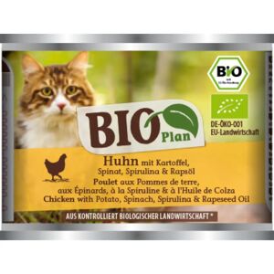 BIOPLAN Cat Lattina Multipack 6x200G POLLO