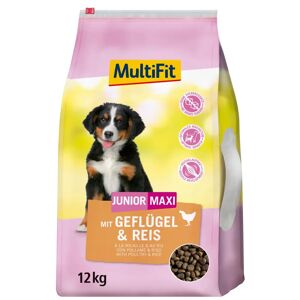 MULTIFIT Dog Junior Maxi con Pollame e Riso 12KG