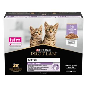 PURINA PRO PLAN Healthy Start Kitten Busta Multipack 10X85G TACCHINO