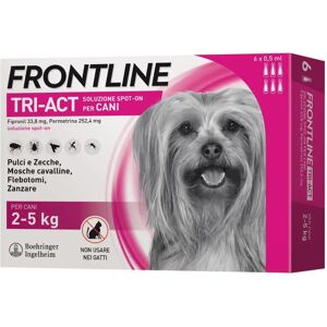 FRONTLINE Tri-Act Cane 2-5KG 6 PIPETTE