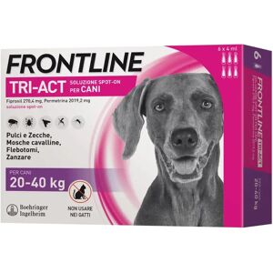 FRONTLINE Tri-Act Cane 20-40KG 6 PIPETTE