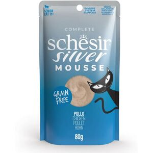 SCHESIR Silver Senior 11+ Busta Multipack 12x80G POLLO