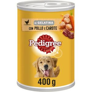 pedigree dog lattina 400g pollo e carote