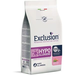 EXCLUSION Puppy  Diet Hypoallergenic Maiale e Piselli 12KG