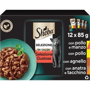 SHEBA Selezione Cat Busta Multipack 12x85G MIX CARNE