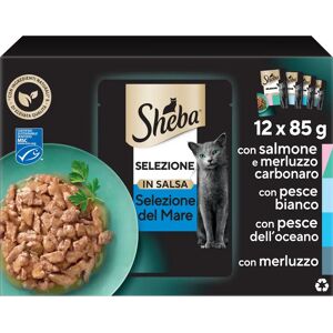 SHEBA Selezione Cat Busta Multipack 12x85G MIX PESCE