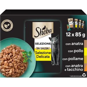 SHEBA Selezione Cat Busta Multipack 12x85G MIX CARNE BIANCA