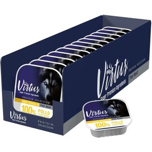 Virtus Protein Selection Dog Vaschetta Multipack 9x300g Pollo