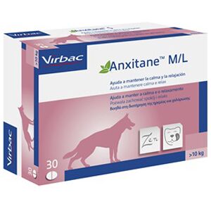 Virbac Anxitane M/L Integratore Antistress Cani 30 Compresse