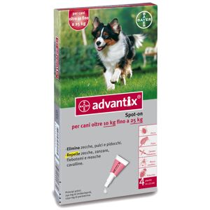 Bayer Advantix spot-on 4 pipette 2.5 ml (10-25 kg)