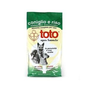 Toto 1Kg Coniglio e Riso Open Formula per Cani