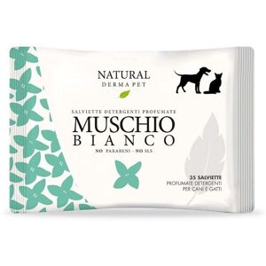 Derbe Salviette Muschio Bianco per Cani Gatti e Cuccioli 1 Pz