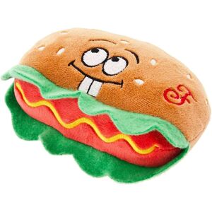 Ferribiella Gioco Fuxtreme Fluffy Hamburger Ciniglia/Gomma per Cani