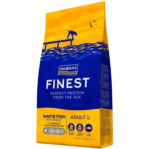 Fish4Dogs Sacco da 12Kg Finest Adult Ocean White Fish Pesce Bianco LARGE