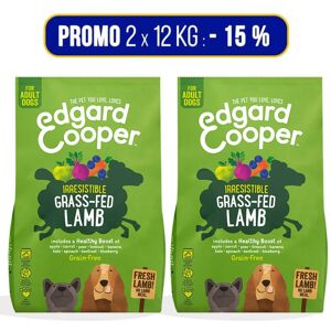 Edgard & Cooper PROMO 2x12Kg Edgard & Cooper Agnello per Cani Adulti