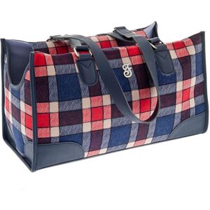 Ferribiella Borsa Trasportino per Cani Mokka 43X18X25cm Tartan