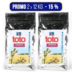 Toto PROMO 2x12Kg Holistic Open Formula Vegetales per Cani (€ 73,78 A SACCO)