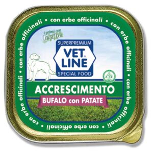 Vet Line Umido Accrescimento Bufalo e Patate per Cuccioli VetLine 150 gr