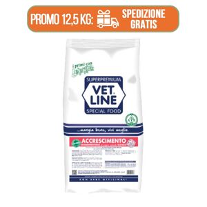 Vet Line Accrescimento Bufalo per Cuccioli Monoproteico VetLine 12.5 Kg