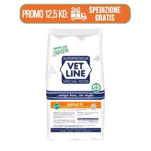 Vet Line Adulti Pesce per Cani Adulti Monoproteico VetLine 12.5 Kg