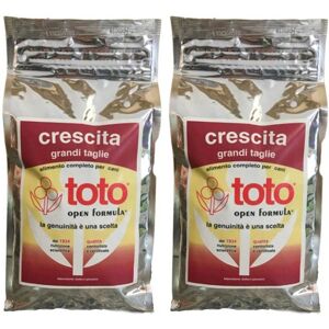 Toto PROMO 2x12Kg Open Formula Crescita Grandi Taglie per Cuccioli Puppy (€ 58,99 A SACCO)