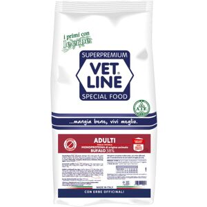 Vet Line Bufalo per Cani Adulti di Piccola Taglia Monoproteico VetLine 800 gr