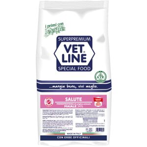 Vet Line Linea Salute Maiale per Cani Adulti VetLine 3 Kg