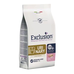 Exclusion Diet Urinary Medium Large Monoproteico Maiale Sorgo e Riso per Cani 12 Kg