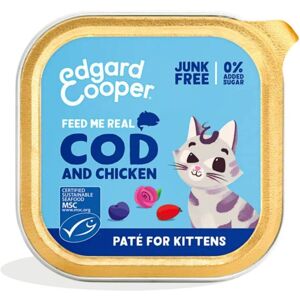 Edgard & Cooper Edgard & Cooper Umido Pate' Merluzzo MSC e Pollo per Gattini 85g