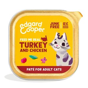 Edgard & Cooper Edgard & Cooper Umido Pate' Tacchino e Pollo per Gatti Adulti 85g